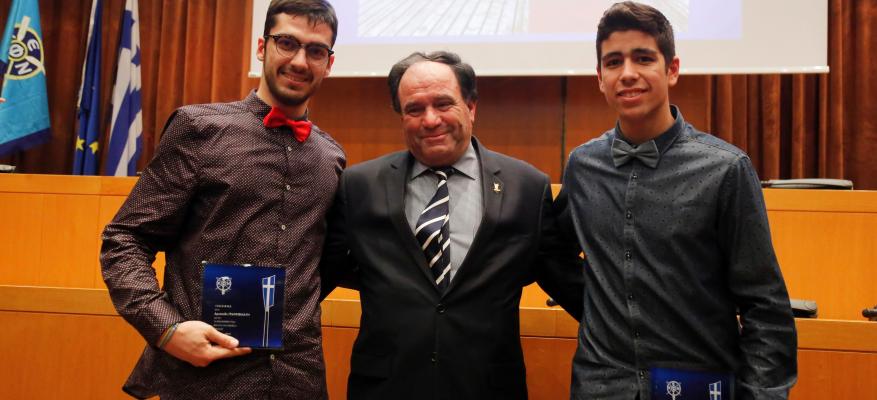 ΟΦΘ - Παν Υψηλάντης - Ιάσ Καραπατόγλου στους κορυφαίους αθλητές του 2016